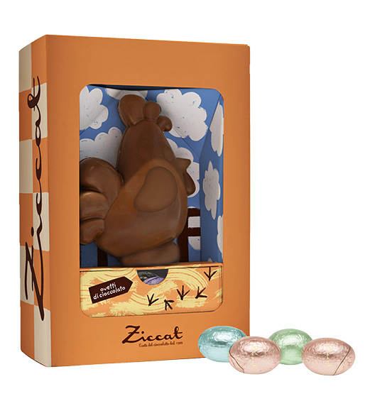 Osterhuhn Milchschokolade